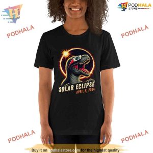 Totality Dinosaur Shirt, Path of Totality Shirt, Dinosaur Astronomy Party, April 8 2024