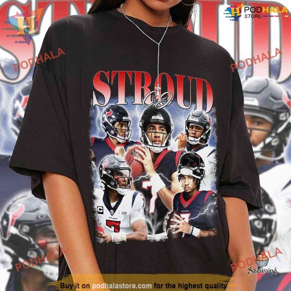 Vintage 90s Graphic Style CJ Stroud Shirt, American Football Gift For Women and Man