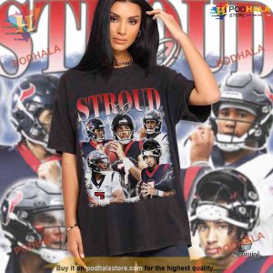 Vintage 90s Graphic Style CJ Stroud Shirt American Football Gift For Women and Man 2