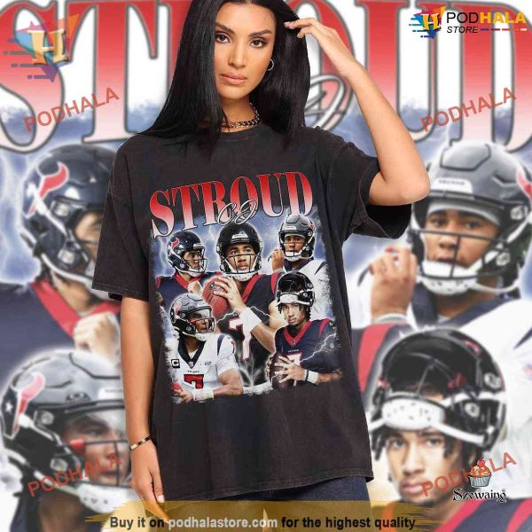 Vintage 90s Graphic Style CJ Stroud Shirt, American Football Gift For Women and Man