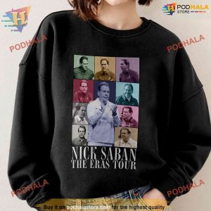 Vintage Bootleg Nick Saban The Eras Tour Shirt, Football Sweatshirt, Hoodie