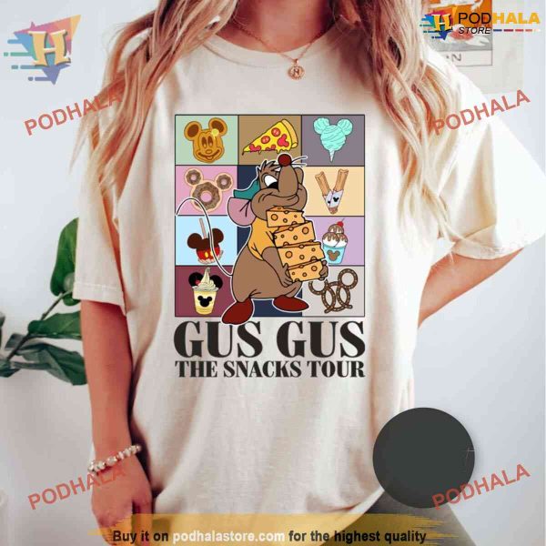 Vintage Gus Gus The Snacks Tour Shirt, Magic Kingdom Epcot shirt, WDW Disneyland Tee