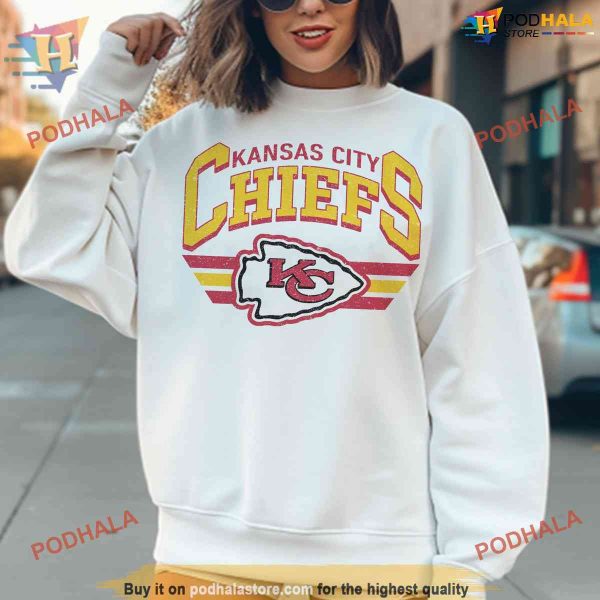 Vintage KC Chiefs Football Sweatshirt, Kansas City Chiefs Gifts, Sunday Game Day