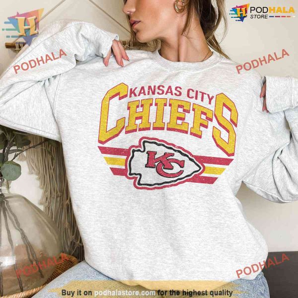 Vintage KC Chiefs Football Sweatshirt, Kansas City Chiefs Gifts, Sunday Game Day
