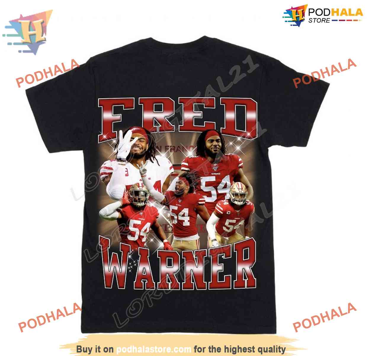 49ers Fred Warner T-shirt, Perfect for San Francisco 49ers Apparel Fans