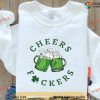 Cheers Fuckers Irish Celebration Shirt, St Patricks Day Apparel for Festive Drinking