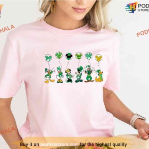 Clover Bow Mickey Friends Shirt St Patricks Day Gift for Disney Fans 2