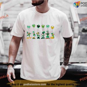 Clover Bow Mickey Friends Shirt St Patricks Day Gift for Disney Fans 3