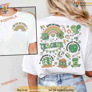 Custom Lucky Teacher St Patrick's Shirt, Personalized Teacher Gifts & Apparel