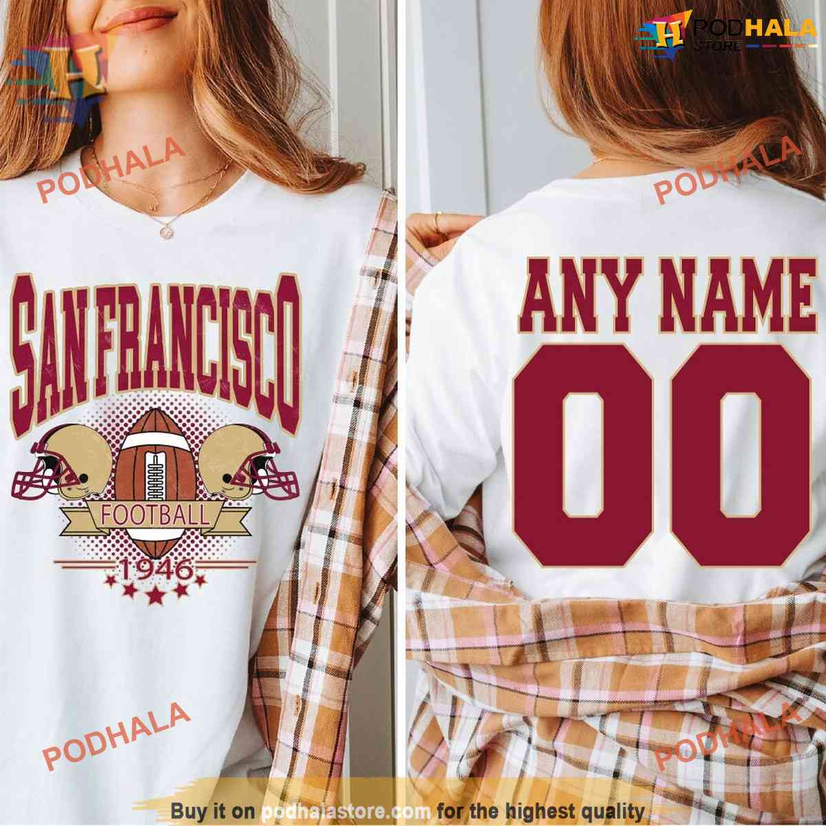 Custom San Francisco Shirt, 49Ers Apparel for All, Personalized Football Tee