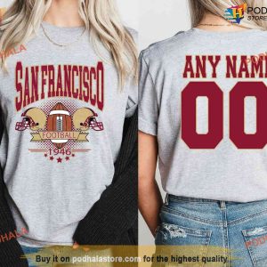 Custom San Francisco Shirt 49Ers Apparel for All Personalized Football Tee 2