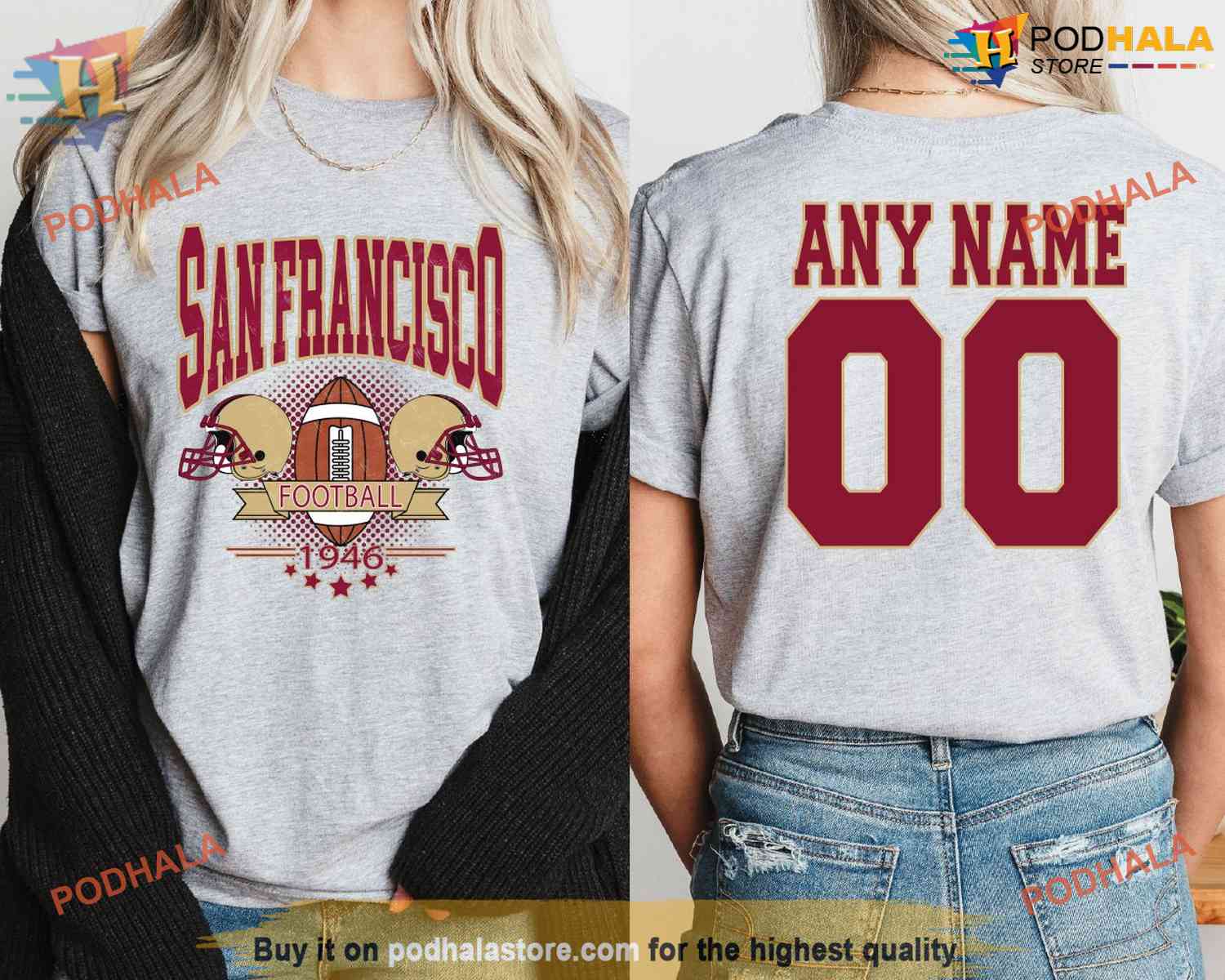 Custom San Francisco Shirt, 49Ers Apparel for All, Personalized Football Tee