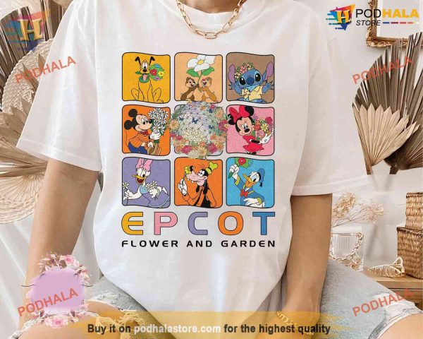 Disney Epcot Flower And Garden Festival 2024 T-shirt, Gifts For Disney Lovers