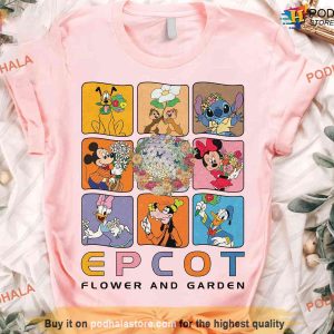 Disney Epcot Flower And Garden Festival 2024 T shirt Gifts For Disney Lovers 2