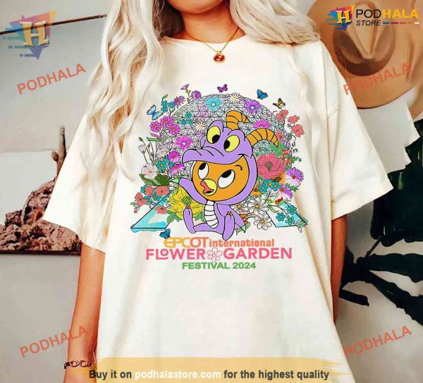 Disney Epcot International Flower and Garden Festival 2024 Shirt, Cute Orange Bird Gift