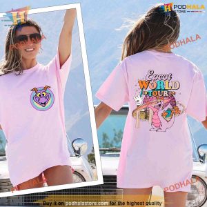 Disney Epcot World Tour Shirt Figment 1982 Shirt Purple Epcot Shirt 2
