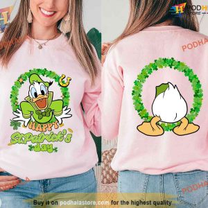 Donald Duck Shamrock St Patricks Shirt St Patricks Day Gift for Feeling Lucky 2