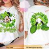 Double-Sided Disney St Patricks Shirt, St Patricks Day Apparel for Disneyland 2024