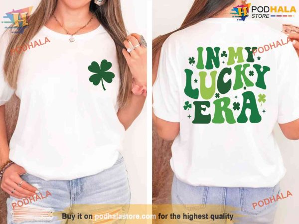 Family Shamrock St Patrick’s Day Shirt, Lucky Era Apparel & Clover Gifts