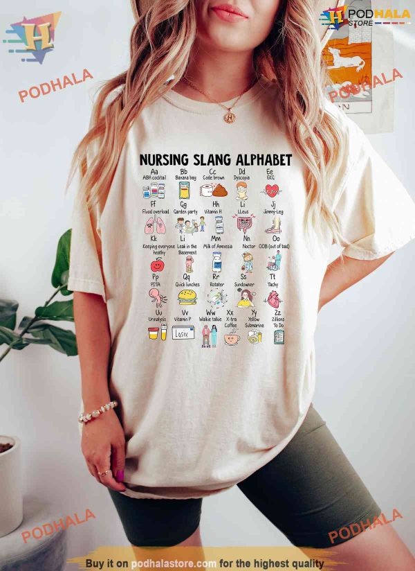 Funny Nurse Alphabet Shirt, Nurse ABCs Sweatshirt, Registered Nurse Abcs