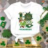 Irish Teacher Life St Patrick's Shirt, Love & Shamrock Gifts for Educators