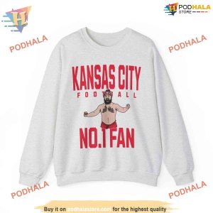 Kelce 1 Fan Vintage Sweatshirt Exclusive Super Bowl Shirt for Kansas City Supporters 2
