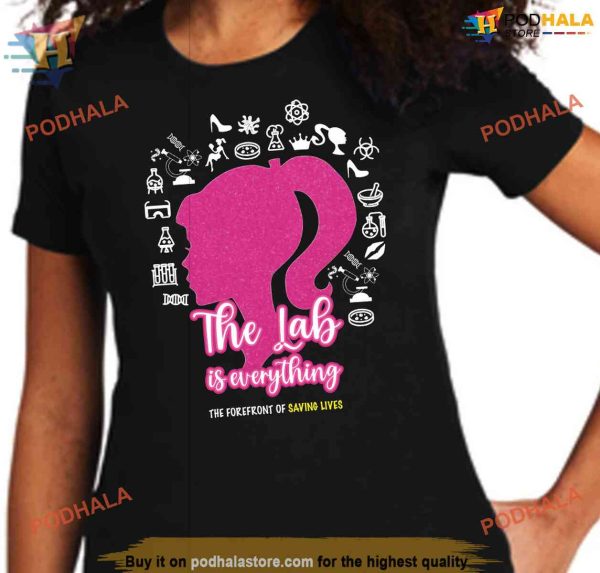 Lab Week 2024 Shirt, Leading the Way in Life-Saving Barbie Style