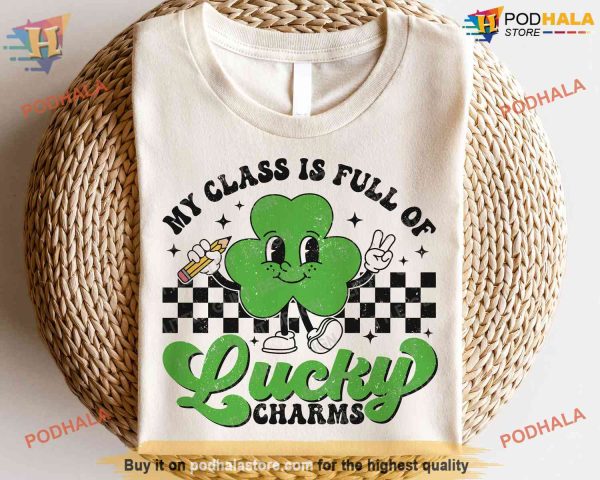 Lucky Charms Class Shirt, St Patrick’s Day Apparel for Teachers, Cricut Ready