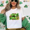 Lucky Lips & Shamrocks Patricks Day Shirt, St Patricks Day Apparel for a Lucky Day
