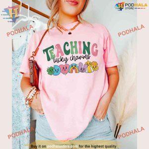 Lucky Teacher Retro Shirt St Patricks Day Apparel Gift Ideas for Educators 3