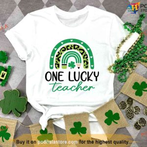 Lucky Teacher St Patrick's Day Shirt, Teacher Appreciation & Gift