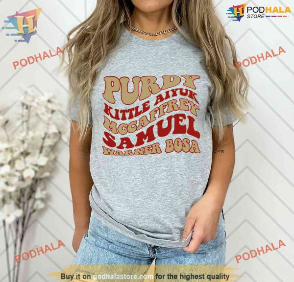 Purdy Kittle Aiyuk Shirt, celebrate the Purdy Era with 49ers Apparel