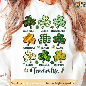Retro Lucky Teacher Shirt, St Patrick's School Apparel Design