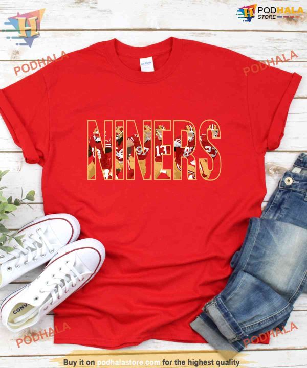 San Francisco NINERS T-shirt, Showcase Your San Francisco 49Ers Apparel Pride