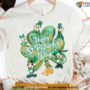 Shamrock Mickey & Minnie Disney Shirt, St Patricks Day Apparel for Couples
