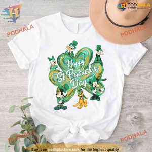 Shamrock Mickey Minnie Disney Shirt St Patricks Day Apparel for Couples 3
