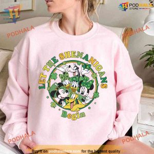 Shenanigans with Mickey Disney Shirt St Patricks Day Apparel for Disney 2024 2