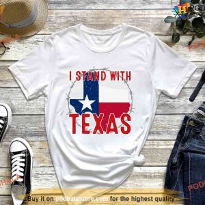 Support Texas Unisex Tee, Stand With Texas Shirt, Essential Texas Apparel