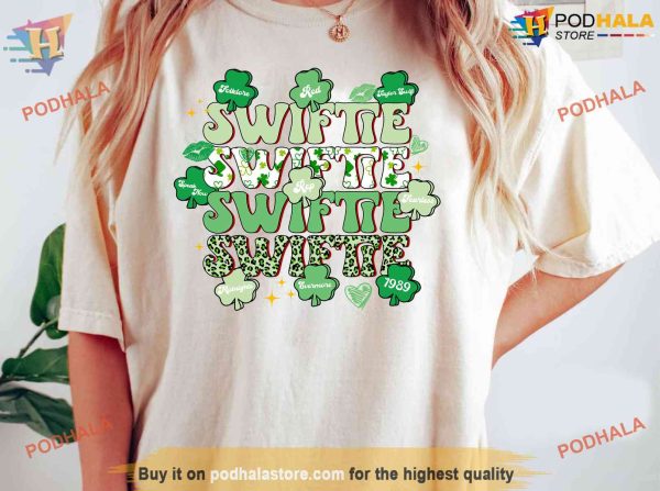 Swiftie’s Lucky Era Shirt, Cute St Patrick’s Day Shirt for Swift Fans & Fun