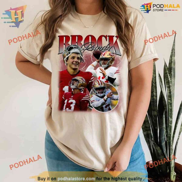 Vintage 90s Brock Purdy Shirt, get your 49ers Gifts