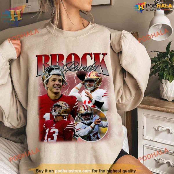 Vintage 90s Brock Purdy Shirt, get your 49ers Gifts