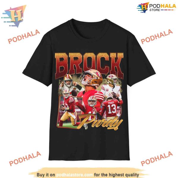 Vintage Brock Purdy 90s Shirt, Collectible 49Ers Apparel for True Supporters