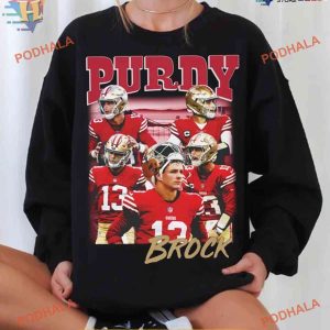 Vintage Brock Purdy Shirt, Must-Have Football Gift for 49Ers Fans