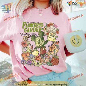 Vintage Mickey Epcot Flower and Garden Shirt Epcot Festival 2024 Disney Gifts For Women 2