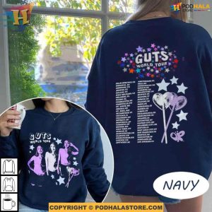 2024 Guts World Tour Unisex Shirt Sweatshirt Hoodie Olivia Rodrigo Gift for Fans 2