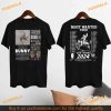 2024 Most Wanted Tour Concert Graphic Tee, Bad Bunny Shirt