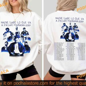 2024 Tour Bad Bunny Shirt with Cowboy Flair Celebrating Nadie Sabe 2