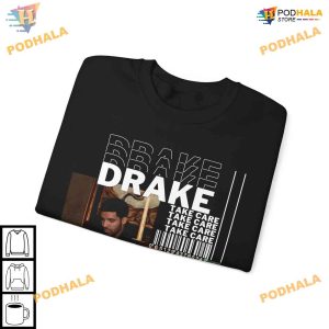 90s Vintage Bootleg Drake Take Care Album Cover Crewneck Sweatshirt 3