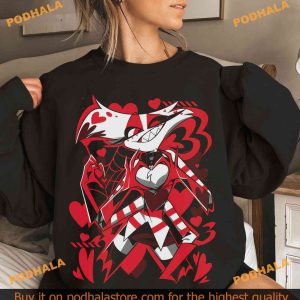 Angel Dust Character Shirt Hazbin Hotel Tshirt and Cartoon Merch Helluva Boss Gift 2