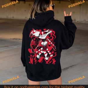 Angel Dust Character Shirt Hazbin Hotel Tshirt and Cartoon Merch Helluva Boss Gift 3